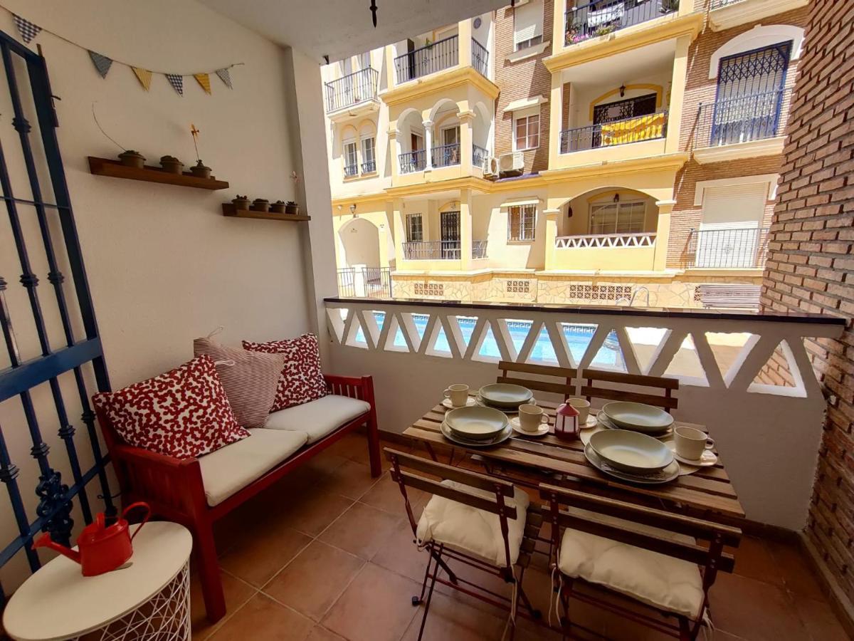 Precioso Apartamento Con Piscina Cerca De La Playa Torrox Costa Málaga Eksteriør bilde